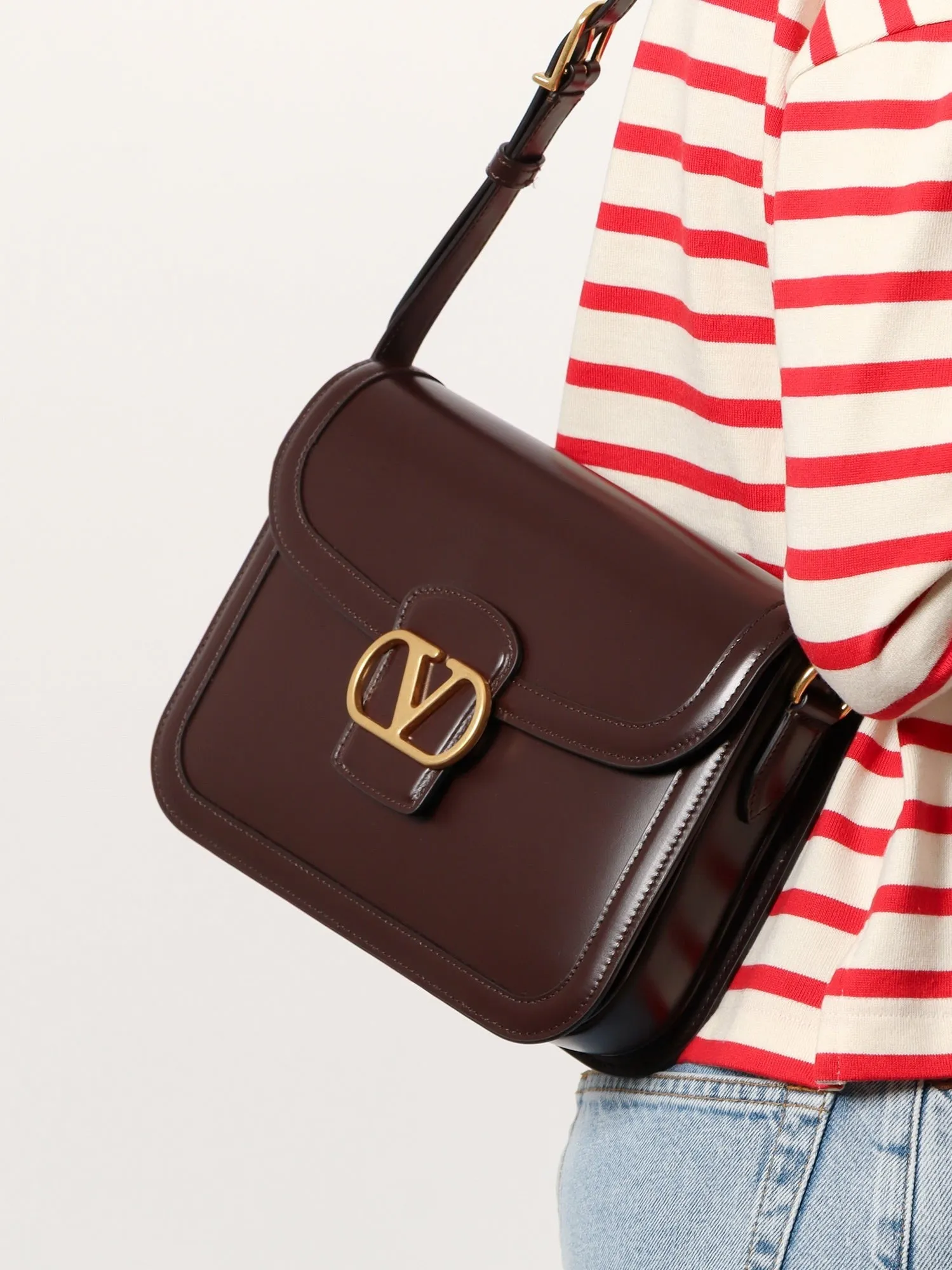 Valentino Garavani Valentino garavani 9TO5 leather shoulder bag sold by Siebentaschen product image thumbnail 2