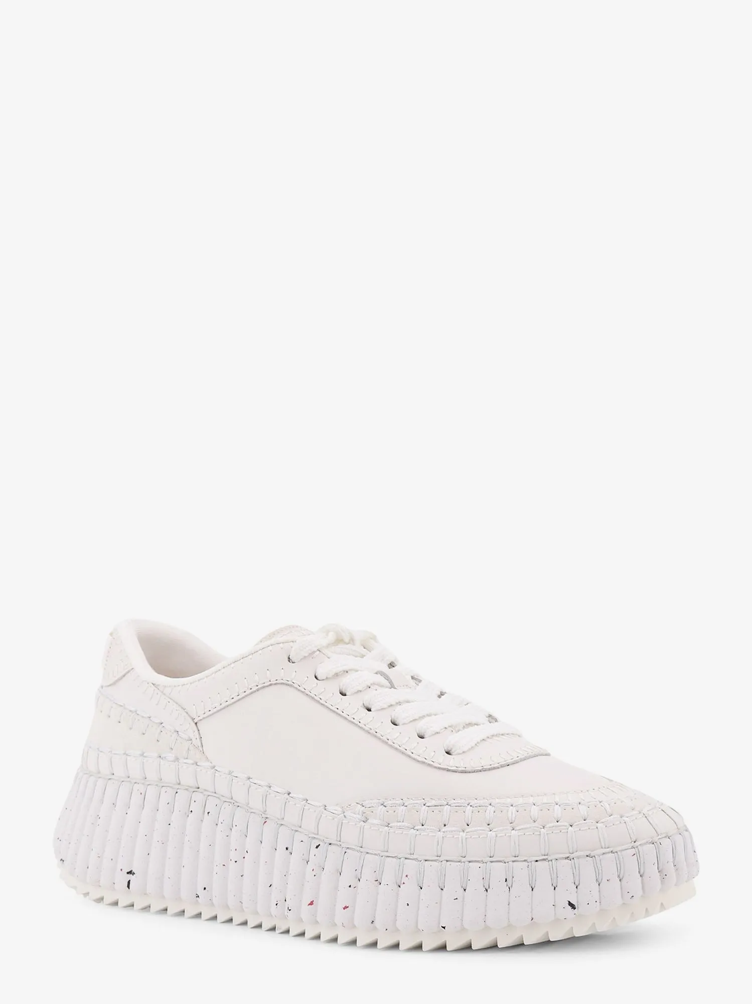 CHLOE' Nama low-top leather sneakers sold by Siebentaschen product image thumbnail 2