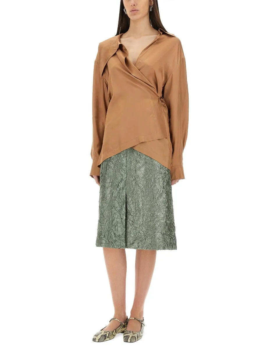 Dries Van Noten ASYMMETRICAL SHIRT sold by Siebentaschen product image thumbnail 2