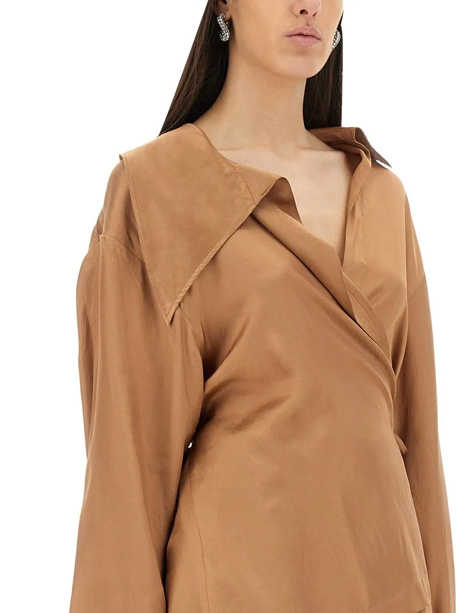 Dries Van Noten ASYMMETRICAL SHIRT sold by Siebentaschen product image thumbnail 4