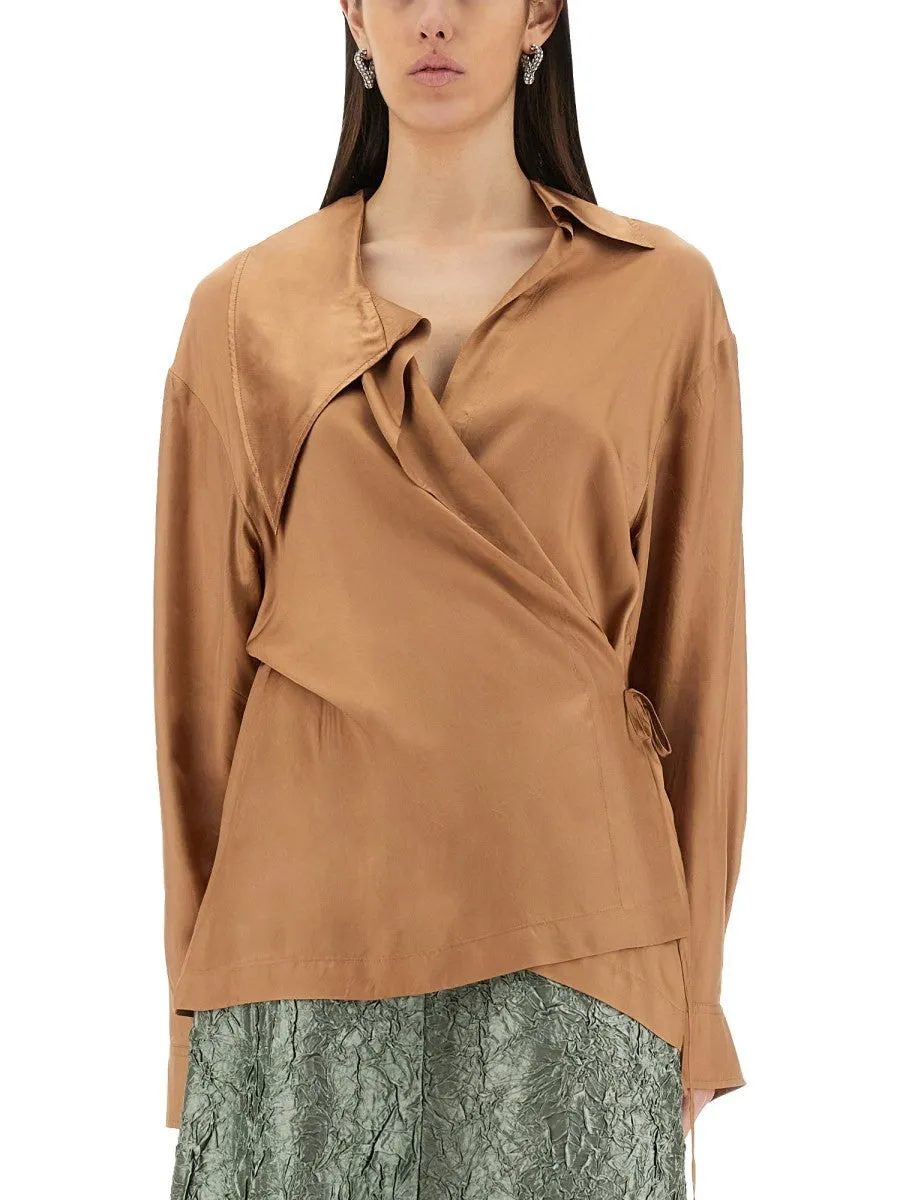Dries Van Noten ASYMMETRICAL SHIRT sold by Siebentaschen