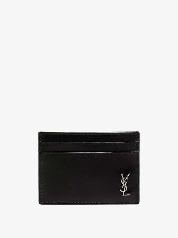 Saint Laurent Leather cardholder sold by Siebentaschen