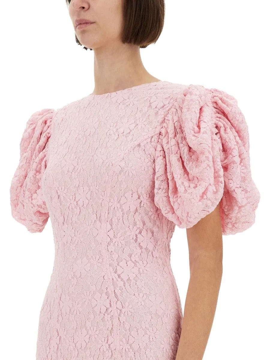 ROTATE BIRGER CHRISTENSEN LACE MIDI DRESS sold by Siebentaschen product image thumbnail 4