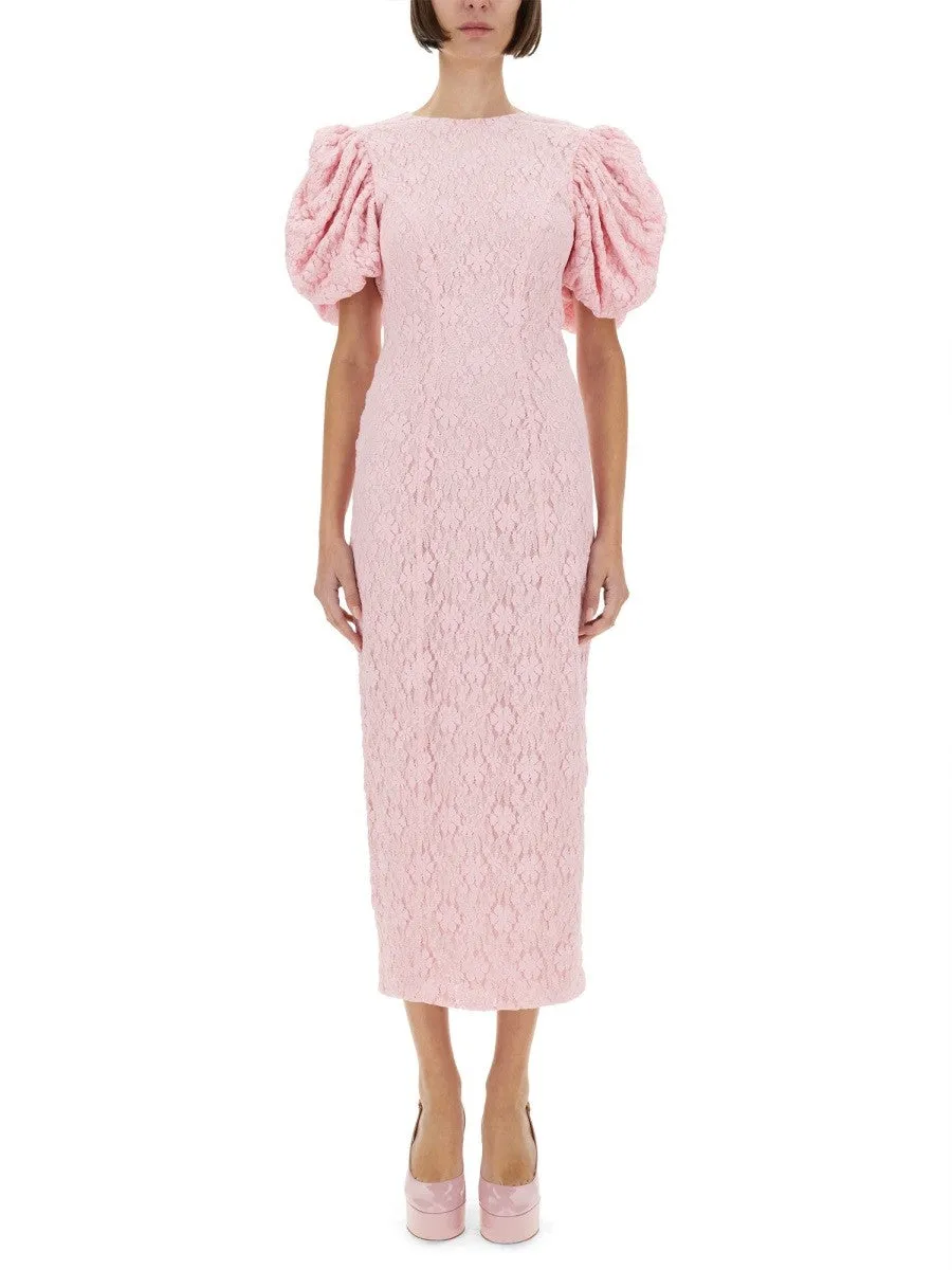 ROTATE BIRGER CHRISTENSEN LACE MIDI DRESS sold by Siebentaschen