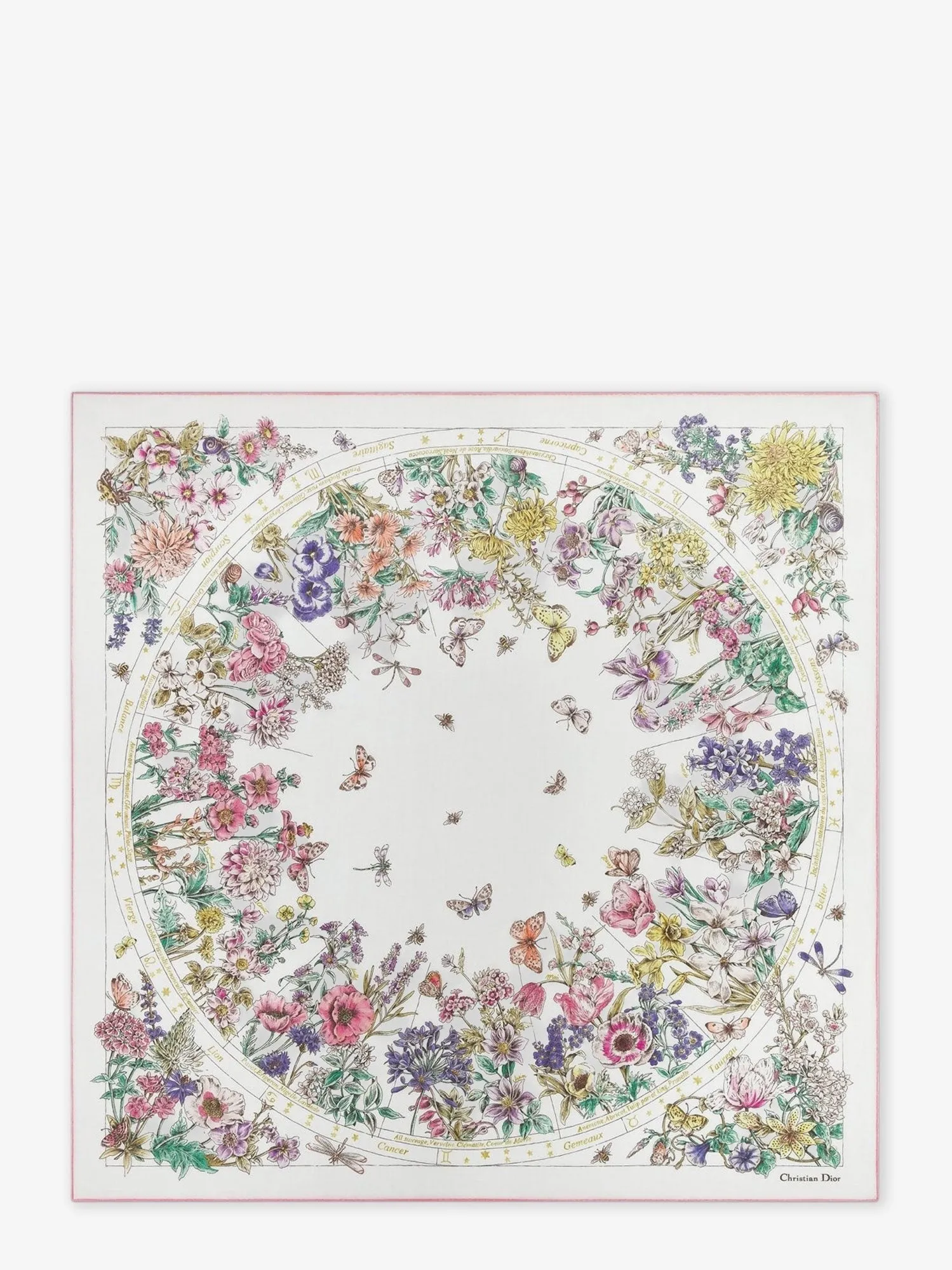Dior Dior Astral Flowers cashmere shawl sold by Siebentaschen