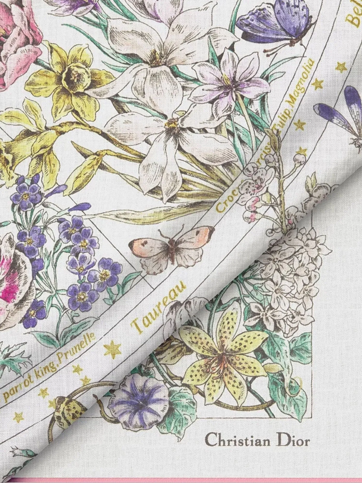 Dior Dior Astral Flowers cashmere shawl sold by Siebentaschen product image thumbnail 2