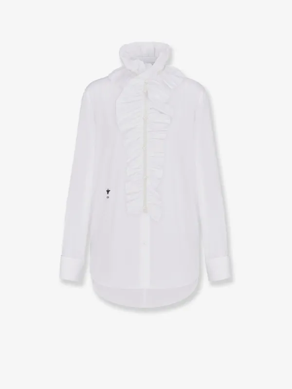 Dior Cotton shirt with removable detail sold by Siebentaschen