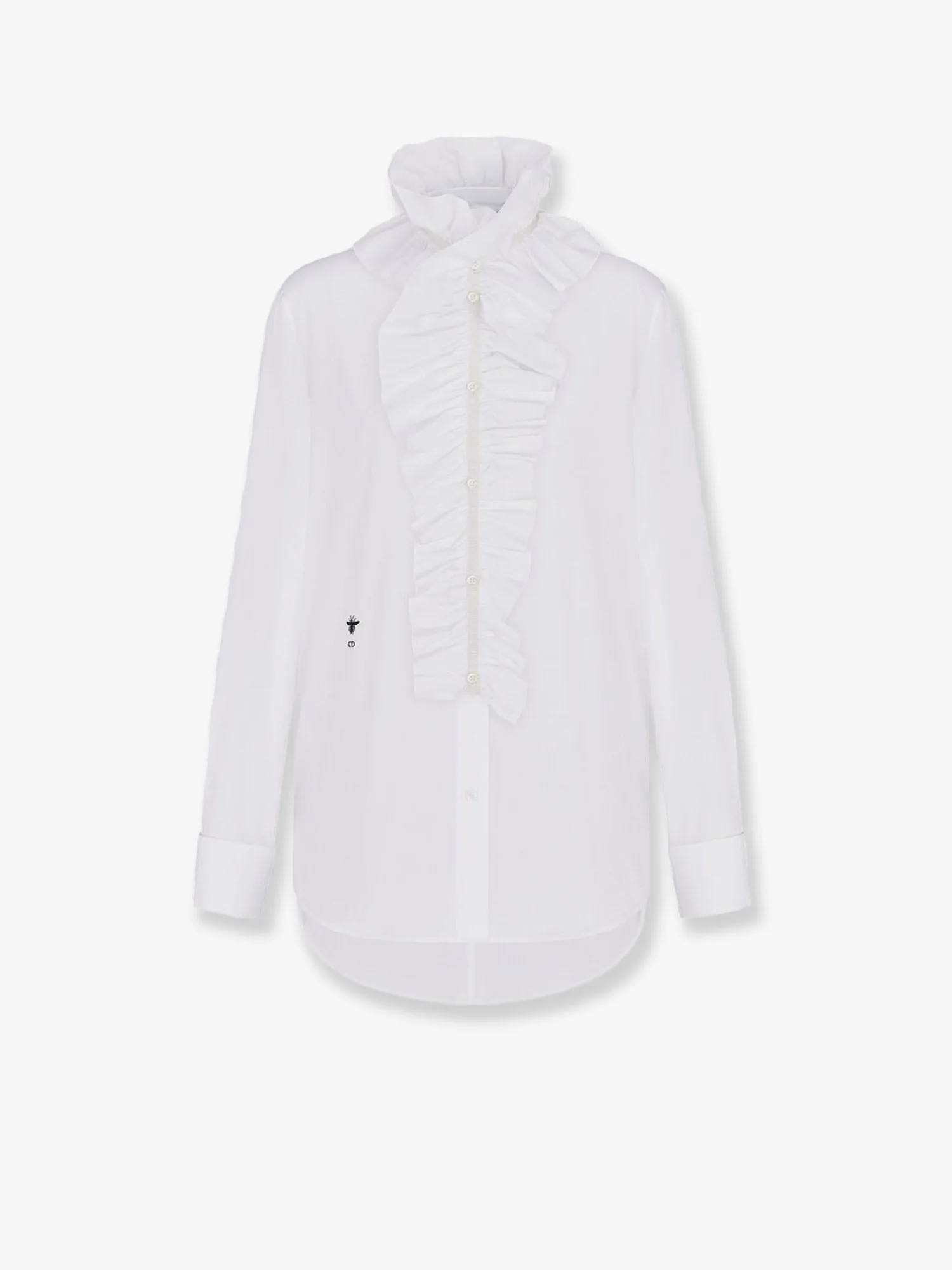 Dior Cotton shirt with removable detail sold by Siebentaschen