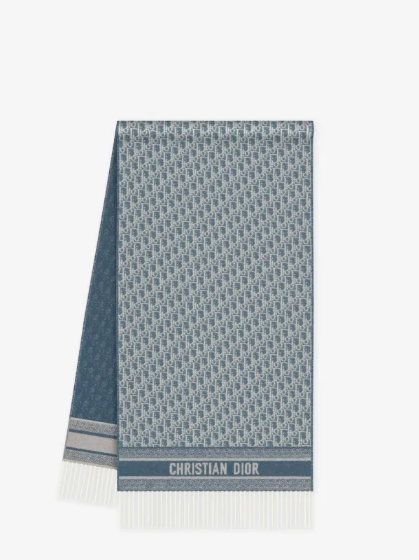 Dior Dior Oblique cashmere scarf sold by Siebentaschen