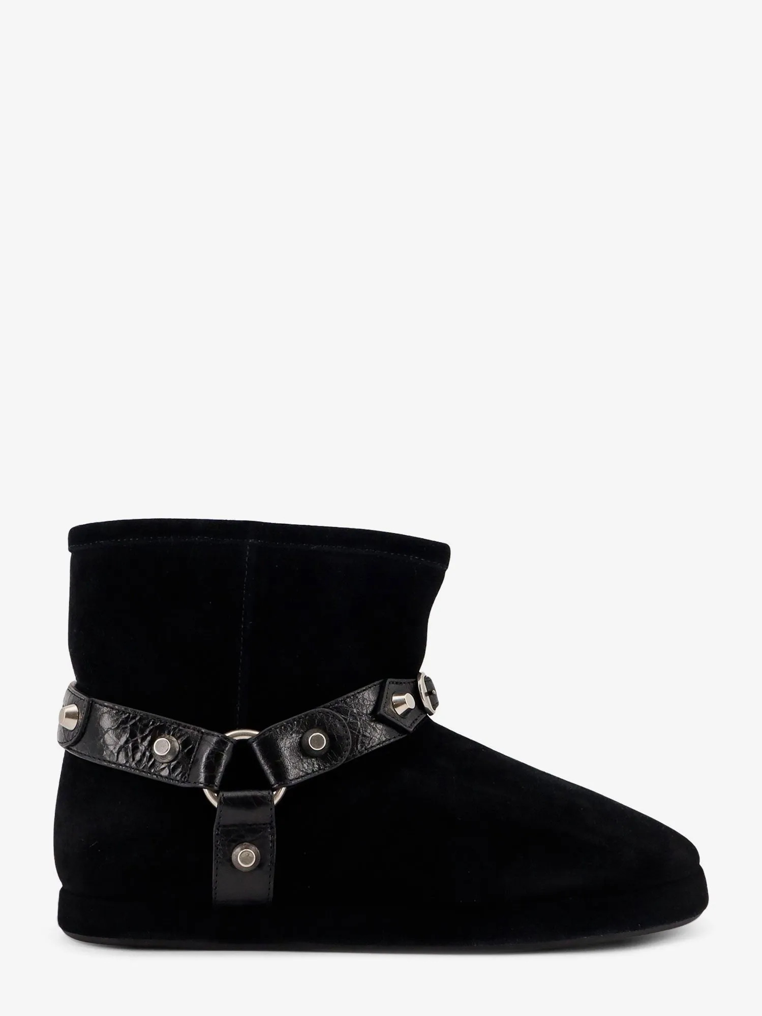 Balenciaga Leather and wool Alaska Soft Bootie boots sold by Siebentaschen