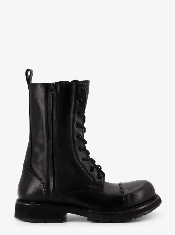 Balenciaga Leather Truck Laceup Boot made by Balenciaga