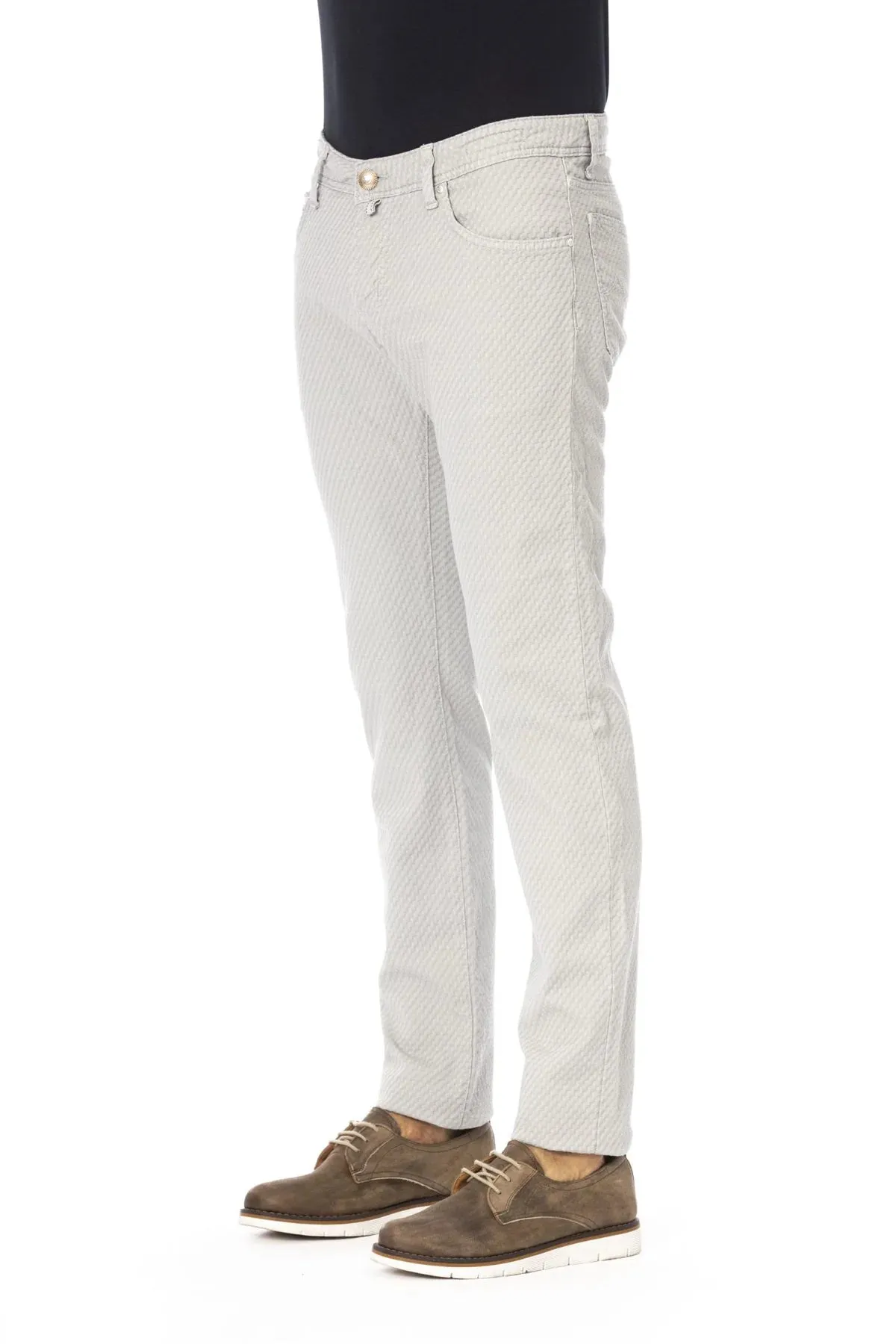Jacob Cohen J622 Slim Comfort Grey Trousers and Jeans sold by Siebentaschen