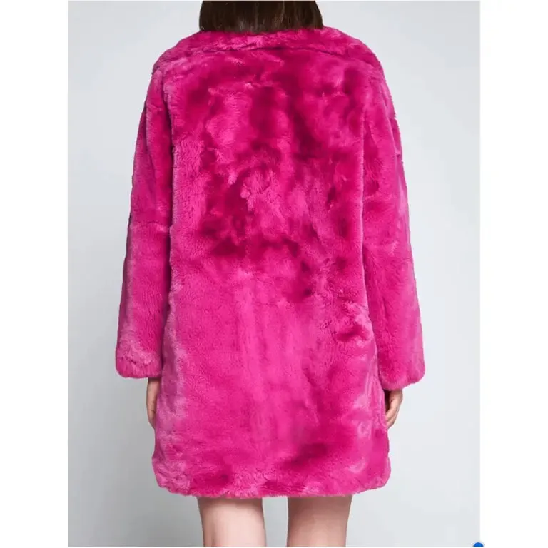 Apparis eco faux fur coat - pink sold by Siebentaschen product image thumbnail 3