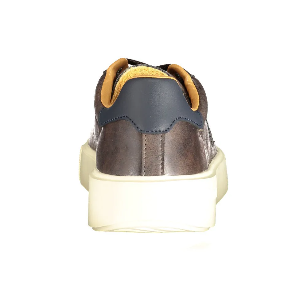 Blauer brown men's sneakers with contrasting details sold by Siebentaschen product image thumbnail 3