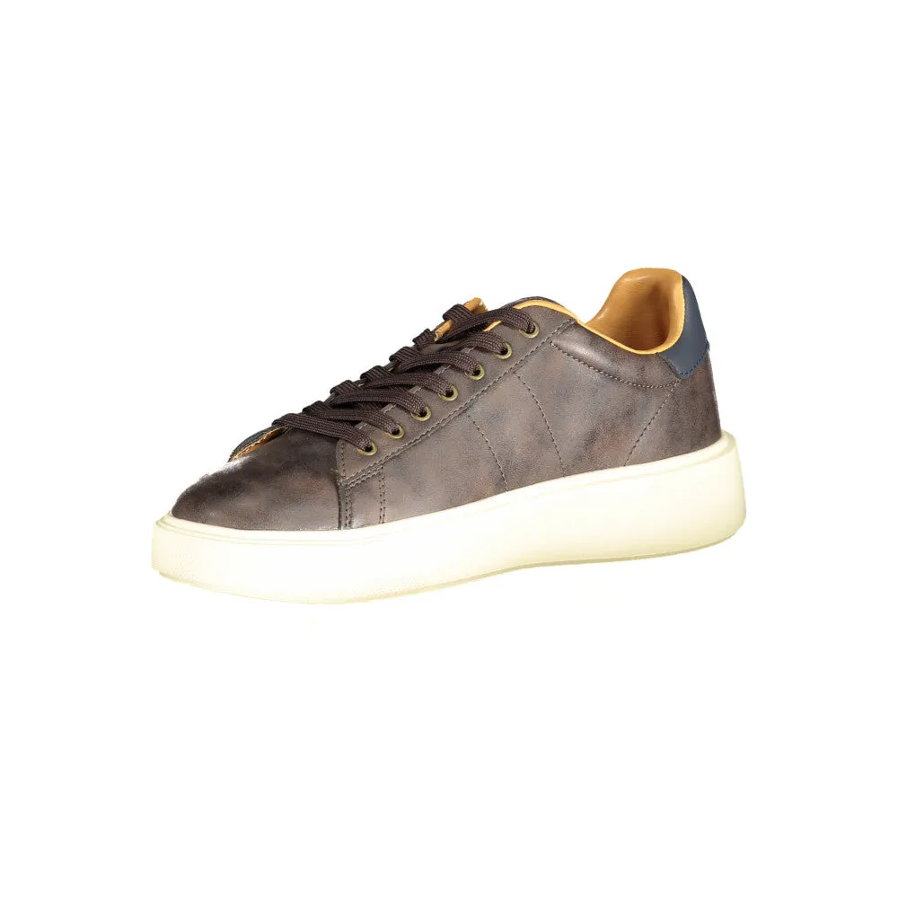 Blauer brown men's sneakers with contrasting details sold by Siebentaschen product image thumbnail 2