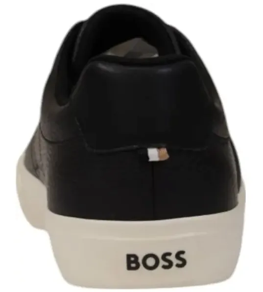 Hugo Boss Schwarzer Leder-Sneaker sold by Siebentaschen product image thumbnail 4