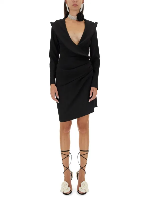 MAGDA BUTRYM SCULPTURAL MINI DRESS made by Siebentaschen