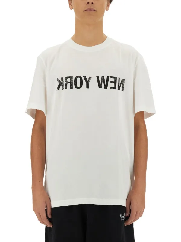 Helmut Lang T-SHIRT WITH LOGO made by Helmut Lang