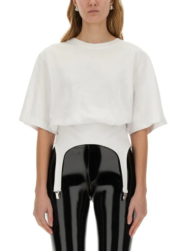 FIORUCCI T-SHIRT WITH SUSPENDERS made by Fiorucci