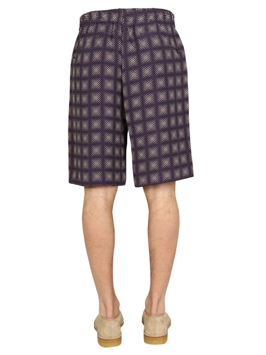 NEEDLES CHECK PRINT BERMUDA sold by Siebentaschen product image thumbnail 4