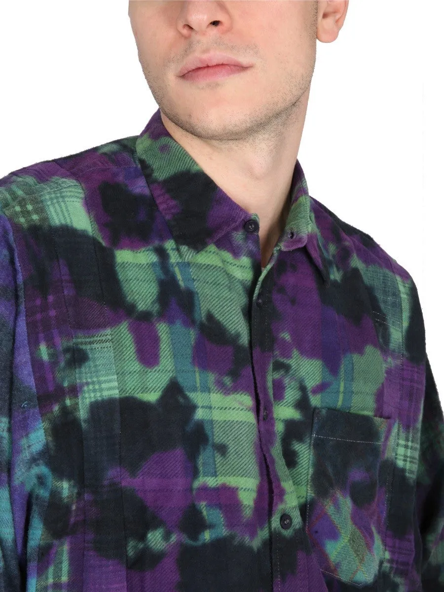 NEEDLES UNEVEN DYE SHIRT sold by Siebentaschen product image thumbnail 4