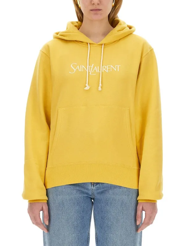 Saint Laurent SWEATSHIRT WITH LOGO sold by Siebentaschen