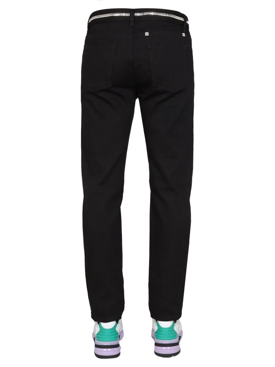 Givenchy SLIM FIT JEANS WITH METALLIC DETAILS sold by Siebentaschen product image thumbnail 5