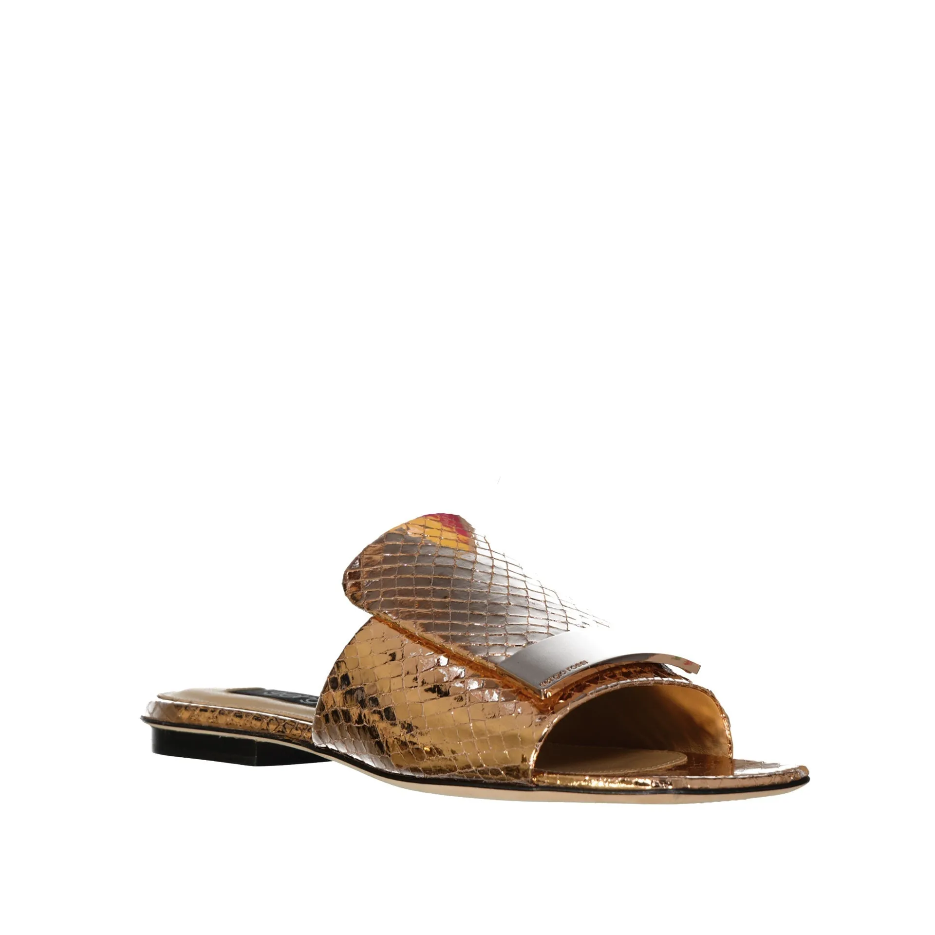 Sergio Rossi Leather Flat Sandals sold by Siebentaschen product image thumbnail 2