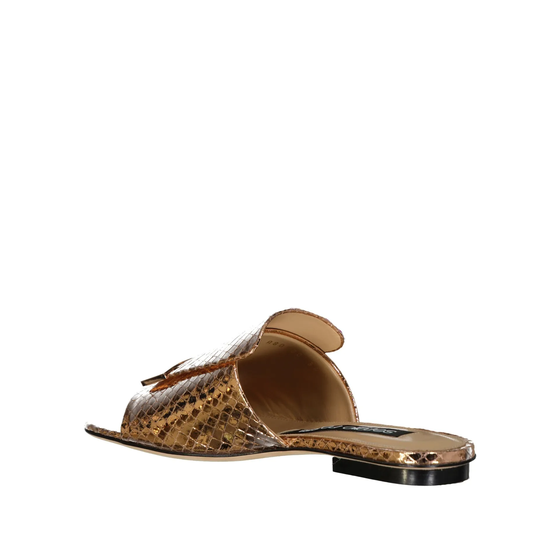Sergio Rossi Leather Flat Sandals sold by Siebentaschen product image thumbnail 3