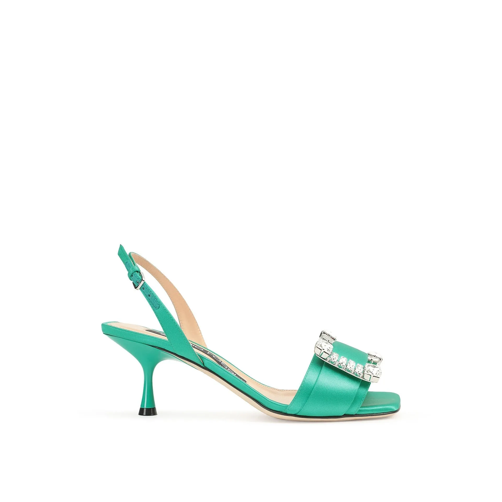Sergio Rossi SR Twenty 060 Satin Sandals sold by Siebentaschen product image thumbnail 5