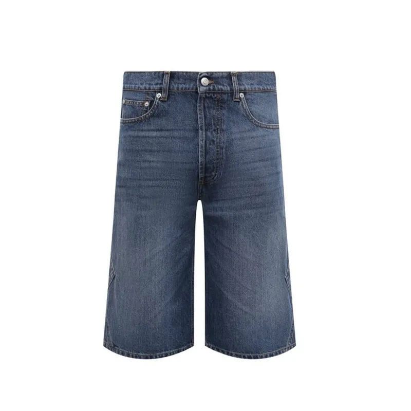 Alexander McQueen Denim Shorts sold by Siebentaschen