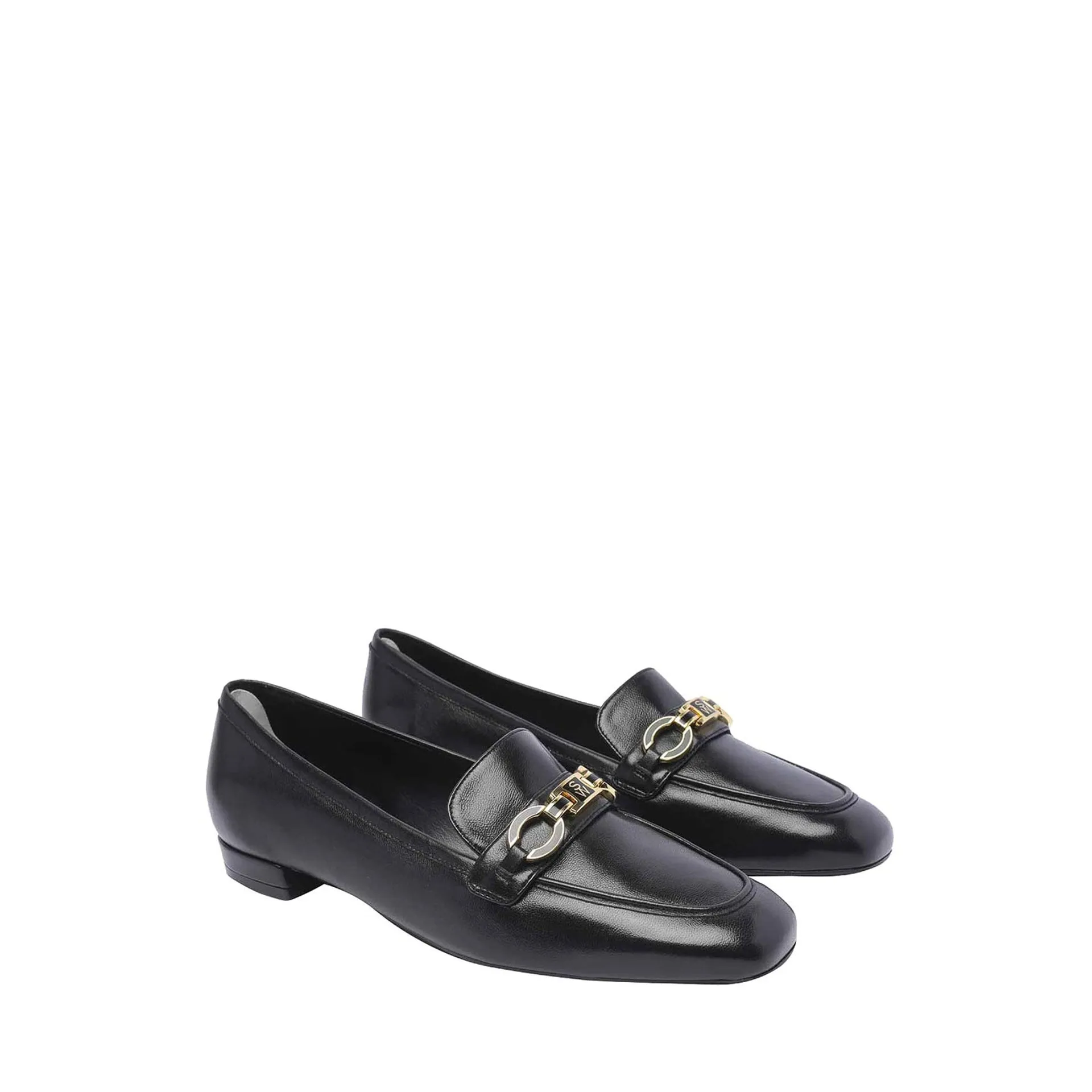 Stuart Weitzman Signature Square Leather Loafers sold by Siebentaschen product image thumbnail 2