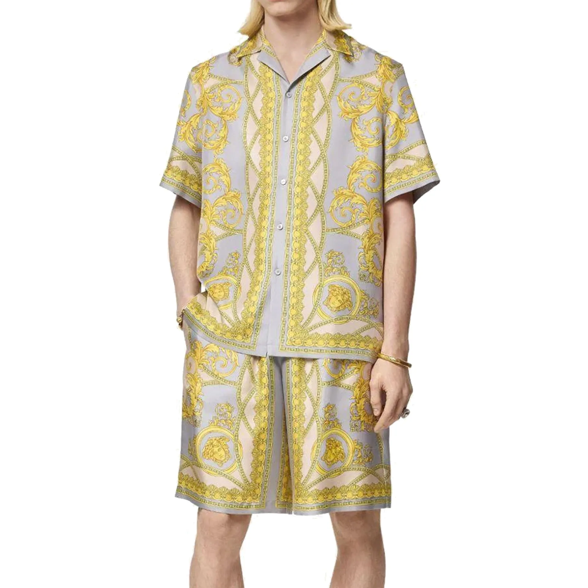 Versace La Coupe Des Dieux Silk Shorts sold by Siebentaschen product image thumbnail 5