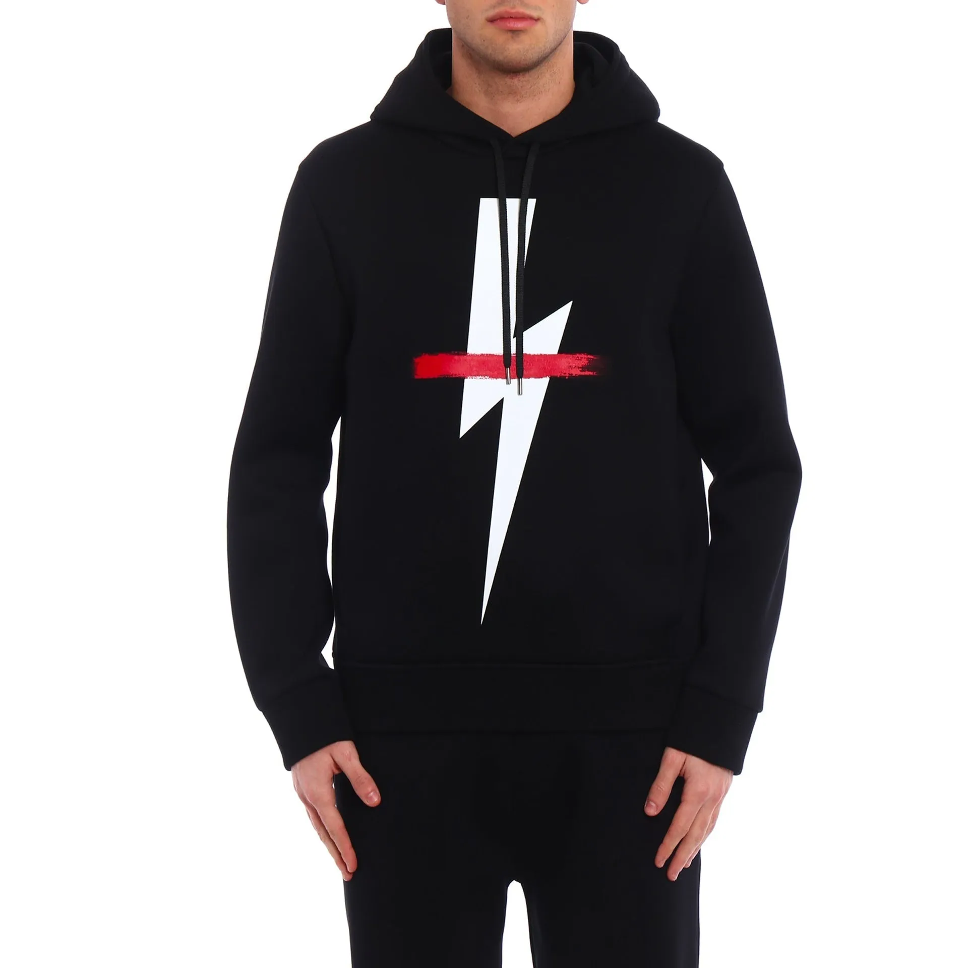 Neil Barrett Logo Hooded Sweatshirt sold by Siebentaschen product image thumbnail 2