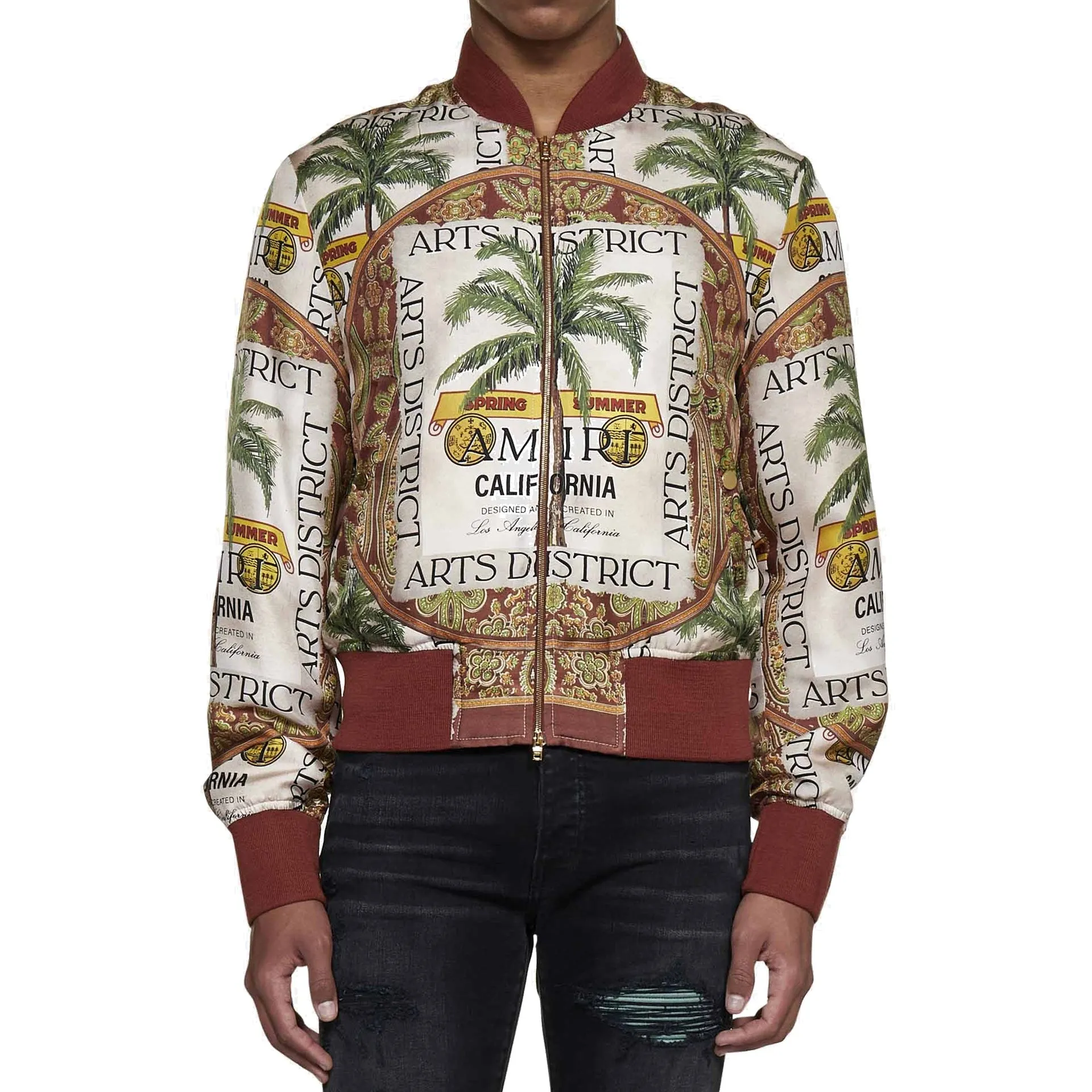 Amiri Printed Silk Jacket sold by Siebentaschen product image thumbnail 5