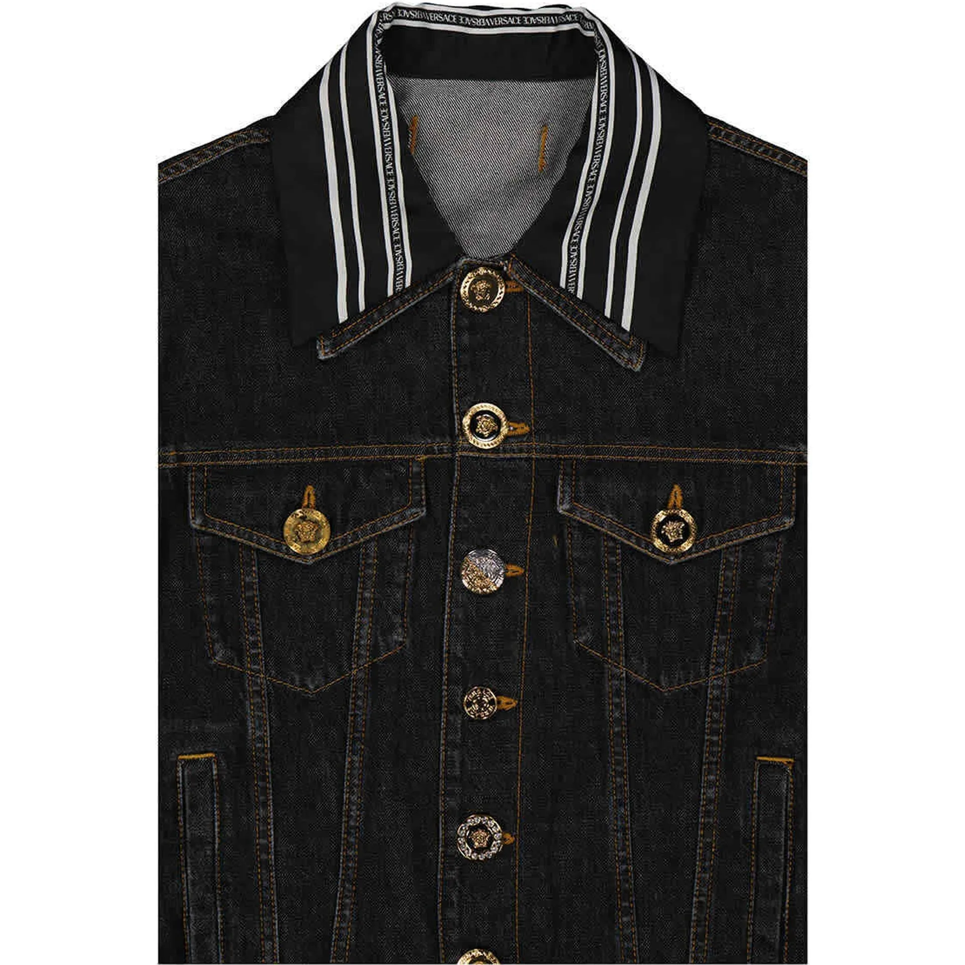 Versace Medusa Motif Denim Jacket sold by Siebentaschen product image thumbnail 4