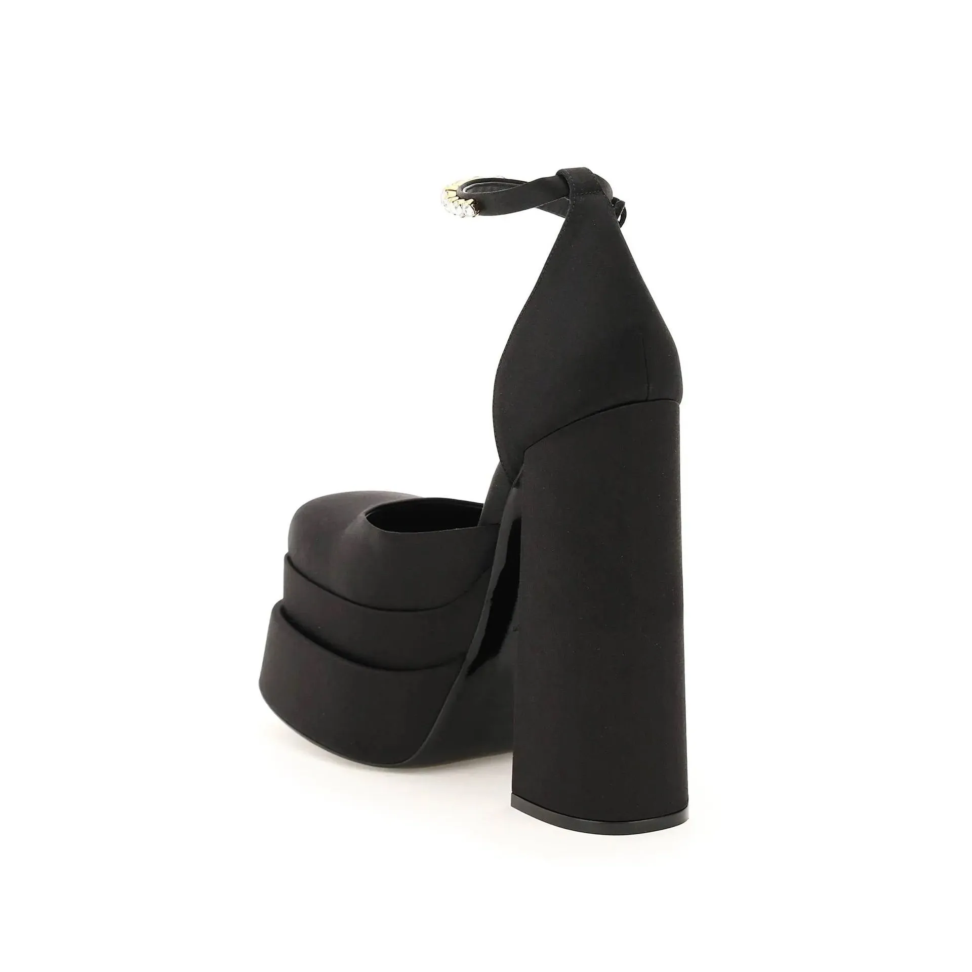 Versace Silk Satin Platform Pumps sold by Siebentaschen product image thumbnail 3