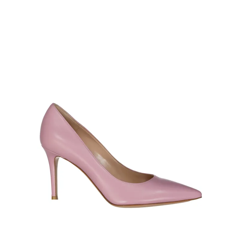 Gianvito Rossi 85 Leather Pumps sold by Siebentaschen