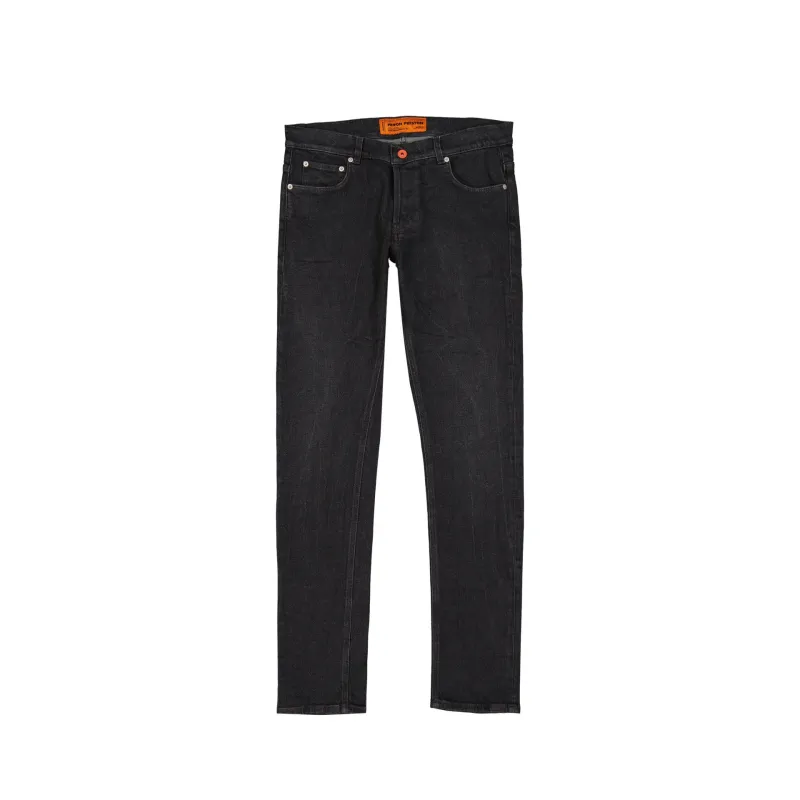 Heron Preston Cotton Denim Slim Jeans sold by Siebentaschen