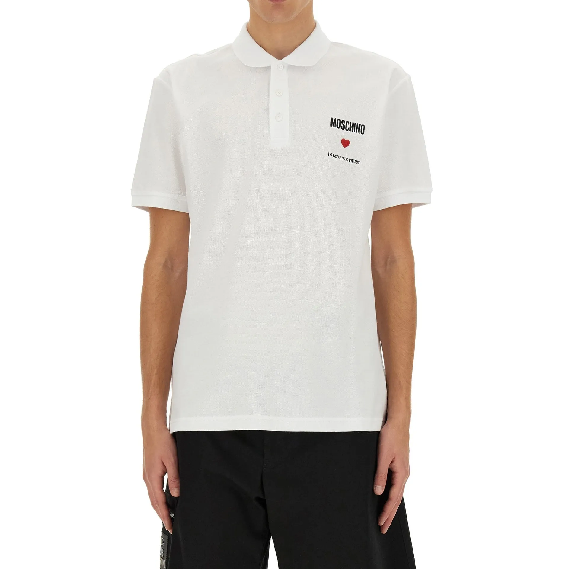 Moschino Couture In Love We Trust Cotton Polo sold by Siebentaschen product image thumbnail 2