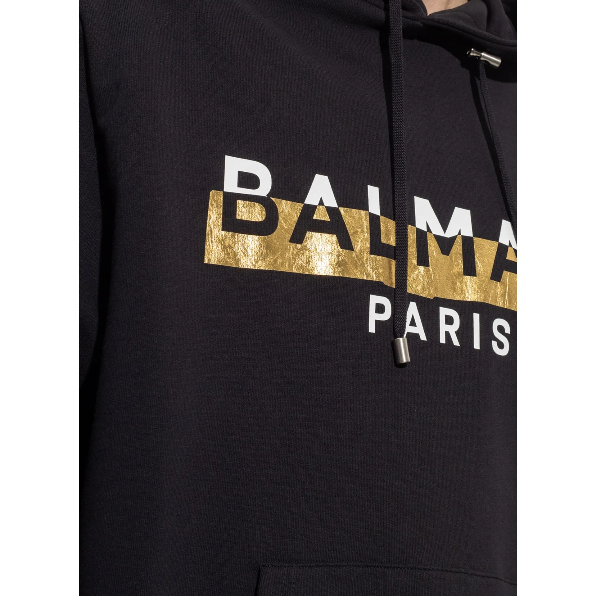 Balmain Logo Hooded Sweatshirt sold by Siebentaschen product image thumbnail 4