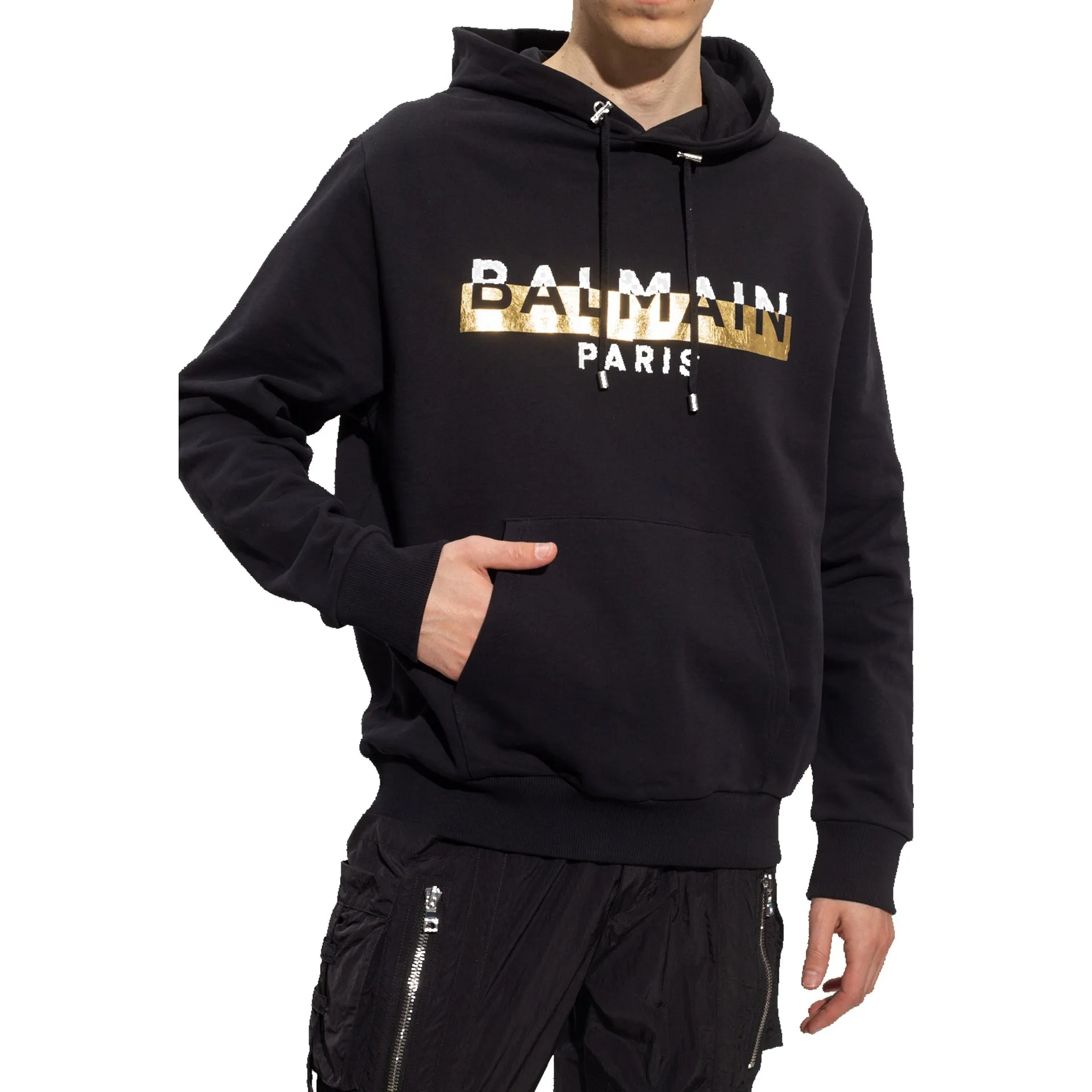 Balmain Logo Hooded Sweatshirt sold by Siebentaschen product image thumbnail 2