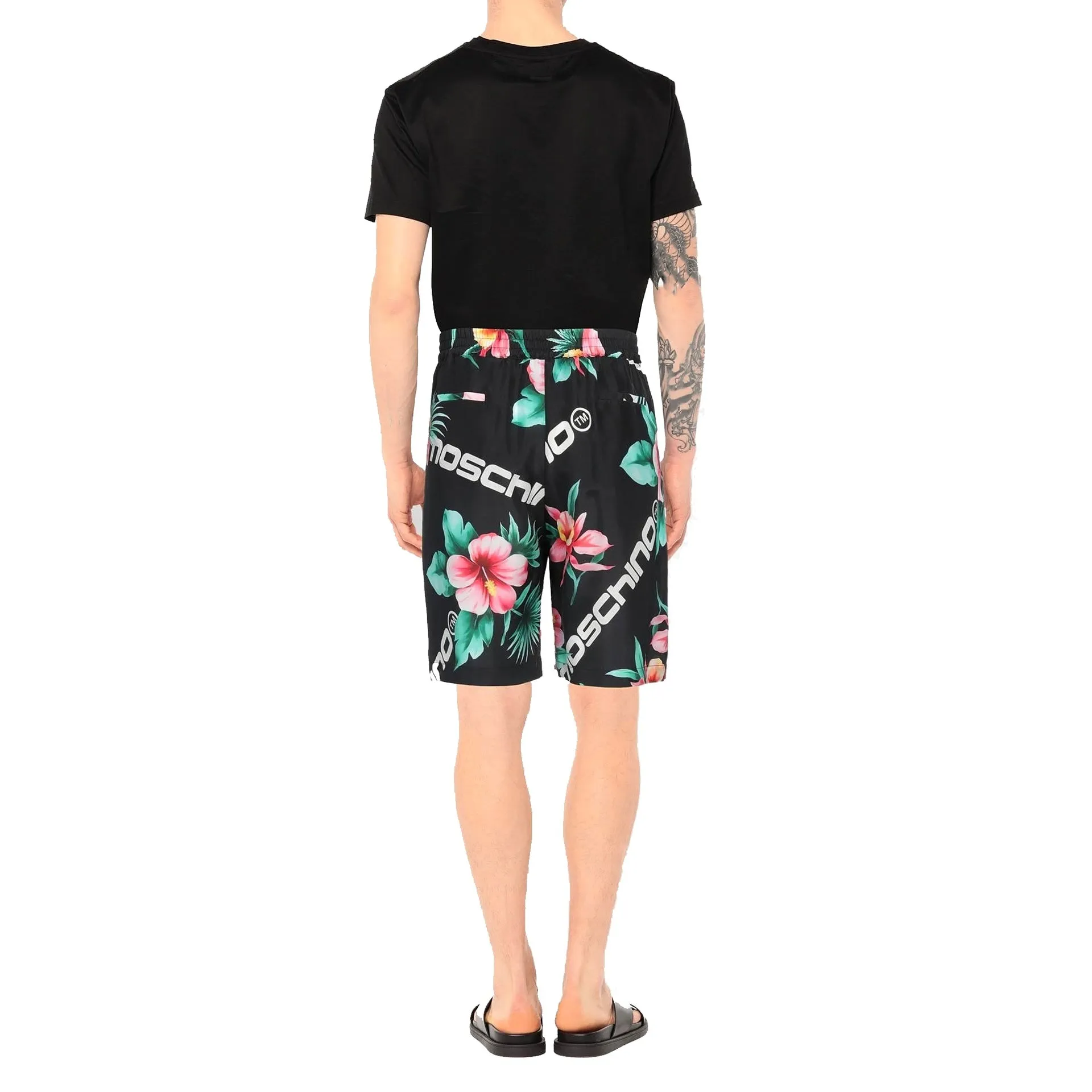 Moschino Floral Print Silk Shorts sold by Siebentaschen product image thumbnail 3
