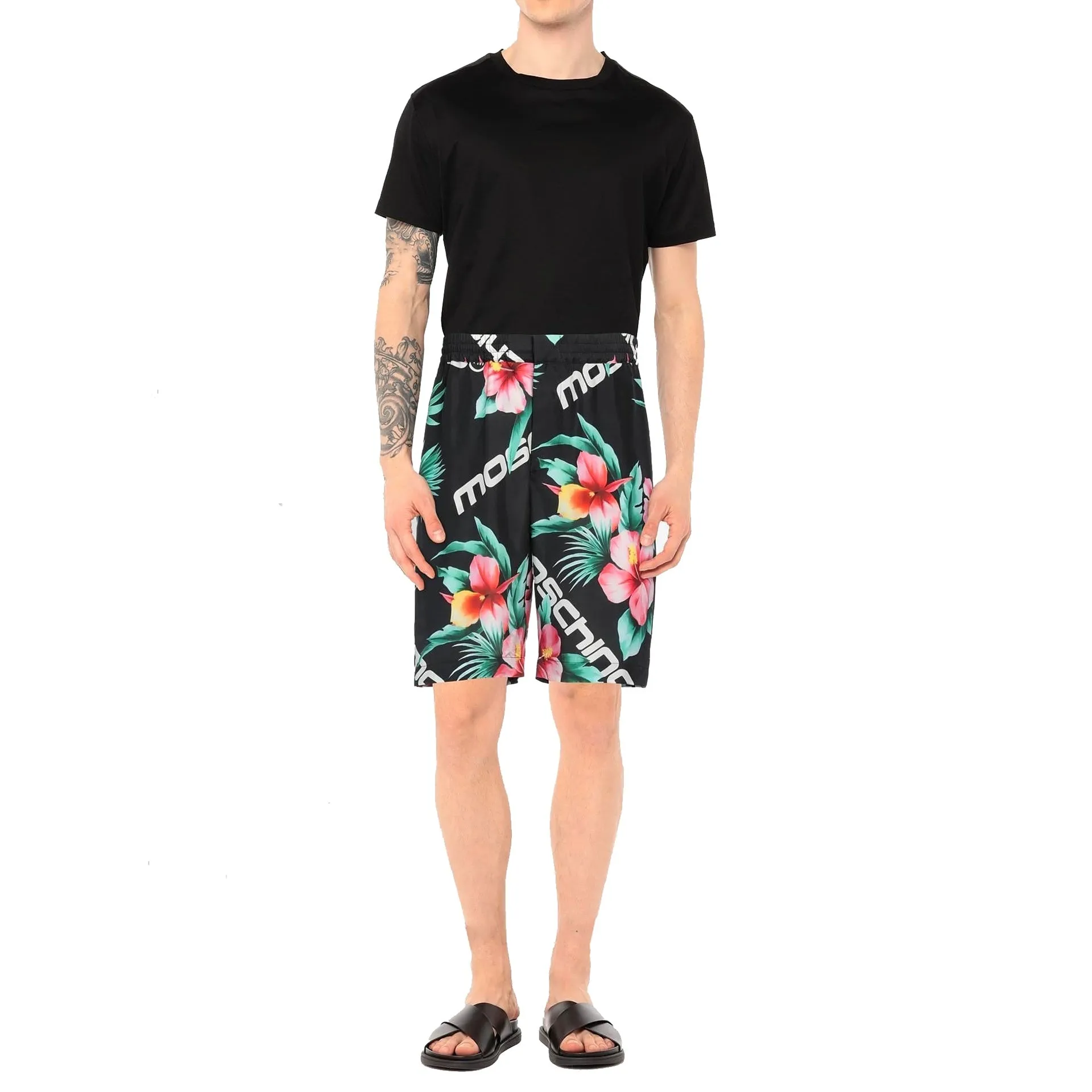 Moschino Floral Print Silk Shorts sold by Siebentaschen product image thumbnail 2