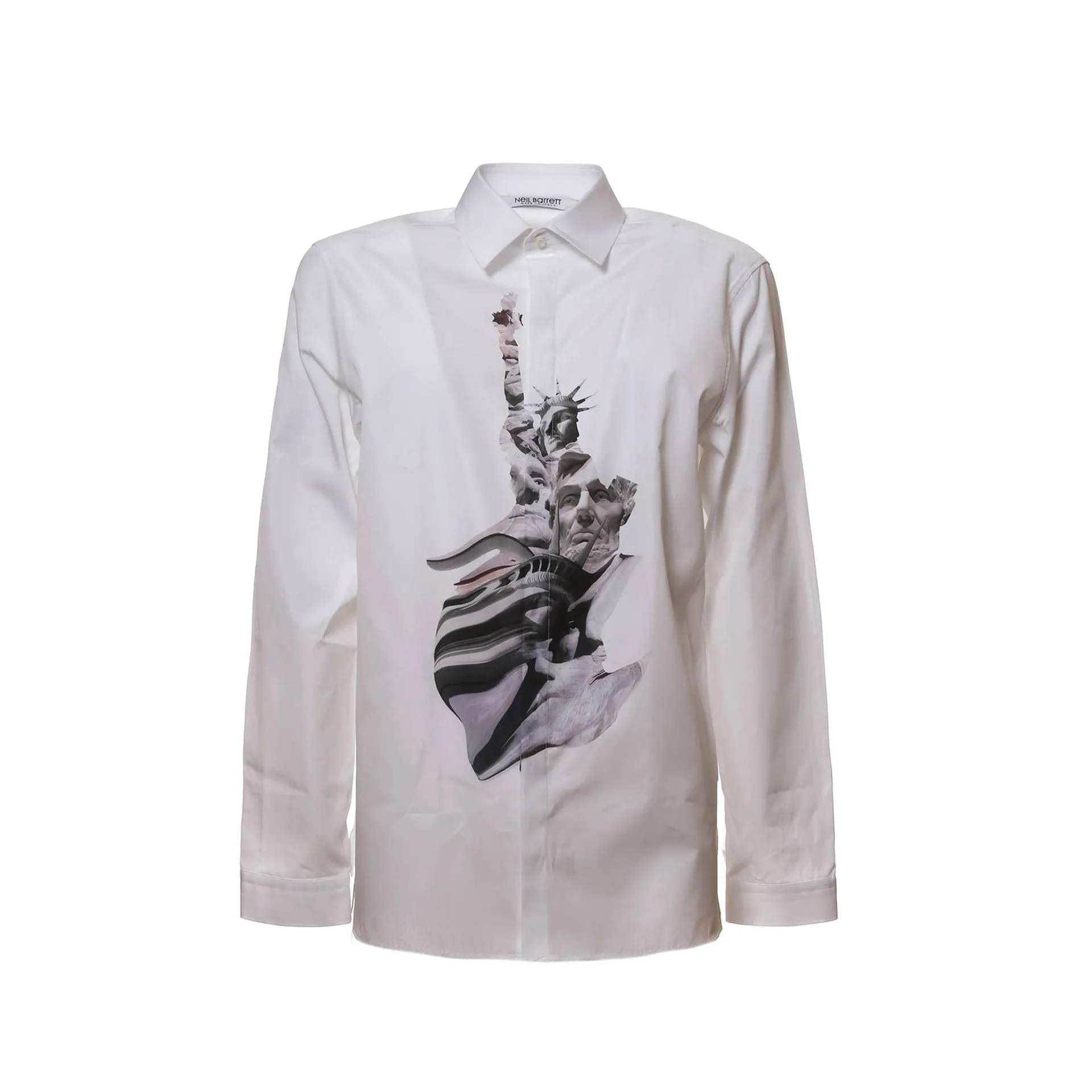 Neil Barrett State Of Liberty Cotton Shirt sold by Siebentaschen product image thumbnail 5
