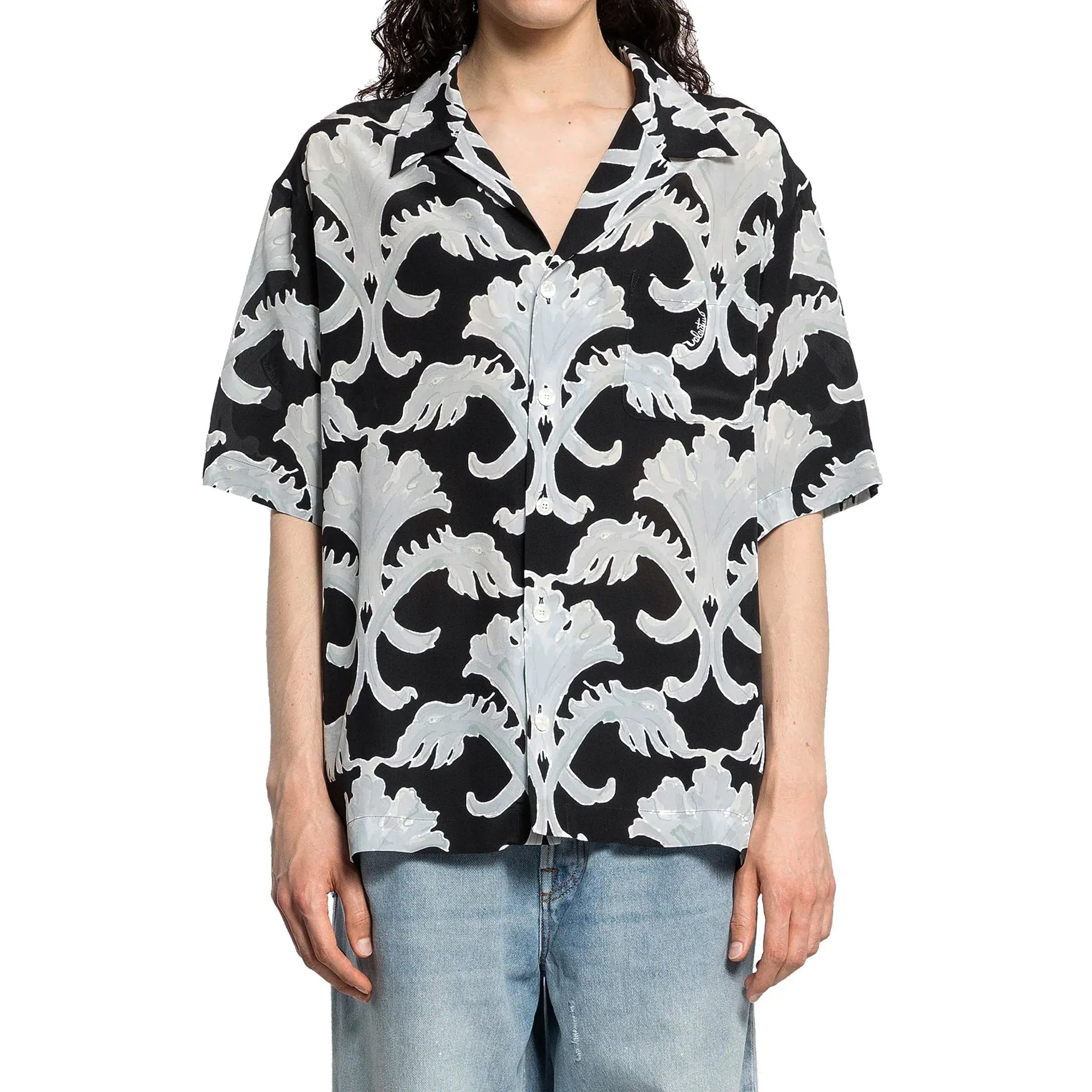 Valentino Garavani Metamorphos Wall Print Bowling Shirt sold by Siebentaschen product image thumbnail 5