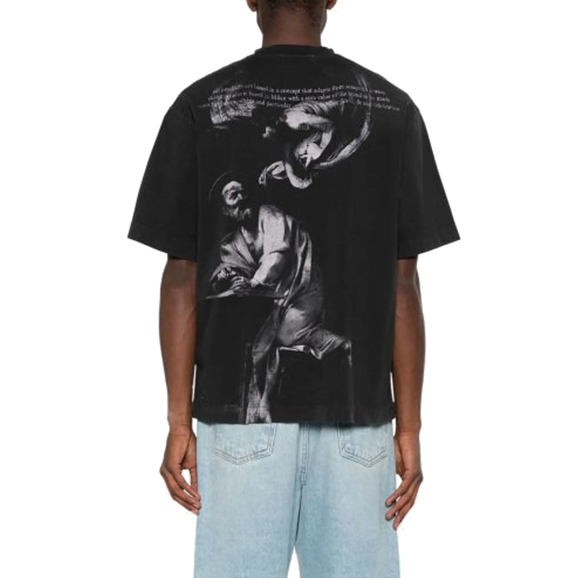Off White S.Matthew Skate Logo-Print T-Shirt sold by Siebentaschen product image thumbnail 3