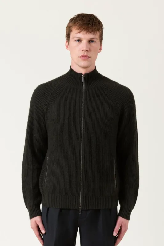 Wool and Cashmere Grant Cardigan sold by Siebentaschen