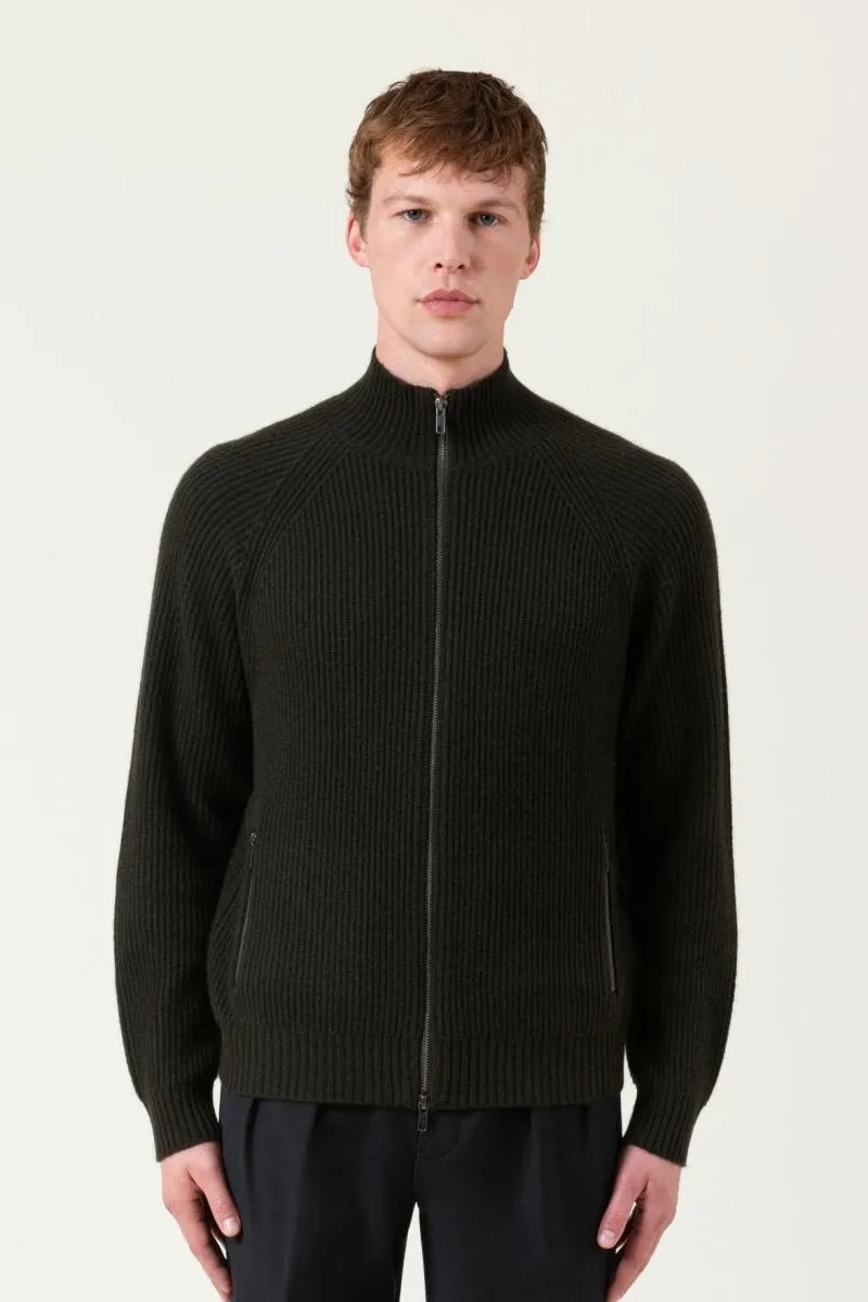 Wool and Cashmere Grant Cardigan sold by Siebentaschen