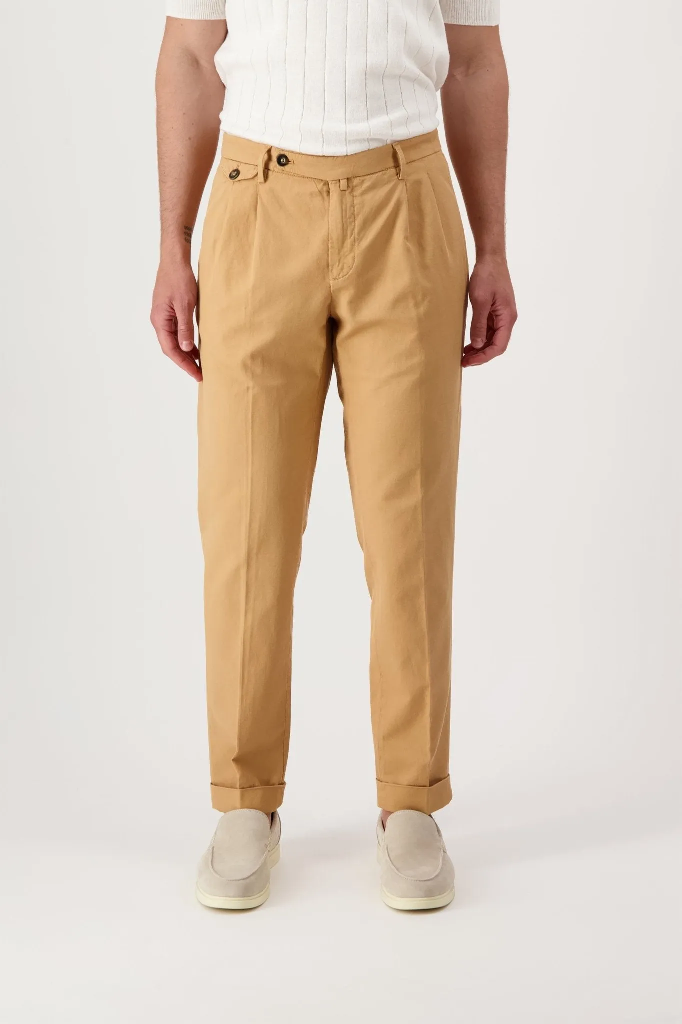 Pantaloni BG02 in Cotone e Lino sold by Siebentaschen product image thumbnail 3